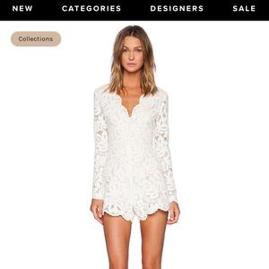 Alexis Manolo Ivory Romper NWT